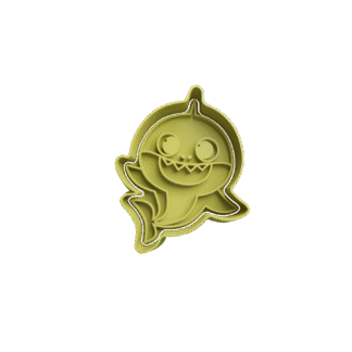 Baby Shark Cortante Para Galletitas