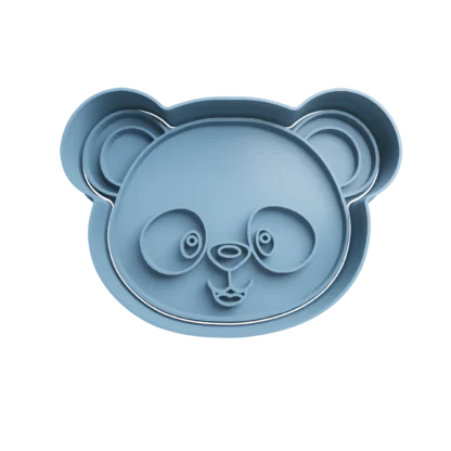 Cabeza de Oso Panda Cortante Para Galletitas