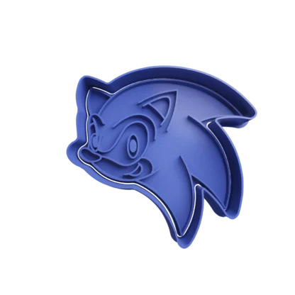 Sonic Cortante Para Galletitas 3 push cabeza sonic sonriendo juego copia