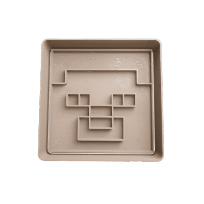 Cara De Minecraft Cortante Para Galletitas