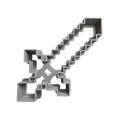 Espada De Minecraft Cortante Para Galletitas