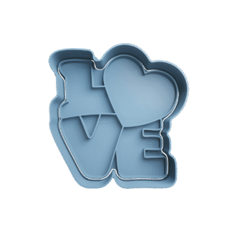 Letras Love Cortante Para Galletitas 2