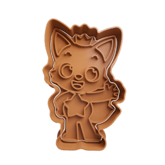 Pink Fong De Baby Shark Cortante Para Galletitas