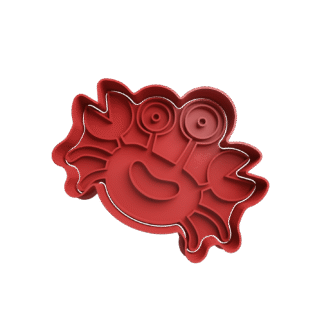 Cangrejo Baby Shark Cortante Para Galletitas