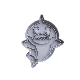 Abuelo Tiburón De Baby Shark Cortante Para Galletitas
