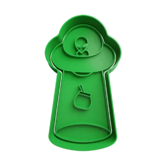 Ovni Abduciendo un Mate Cortante de Galletitas