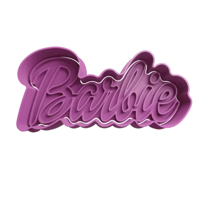 Logo De Barbie Cortante Para Galletitas push barbie logo copia