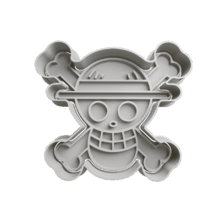 Logo One Piece Cortante Para Galletitas