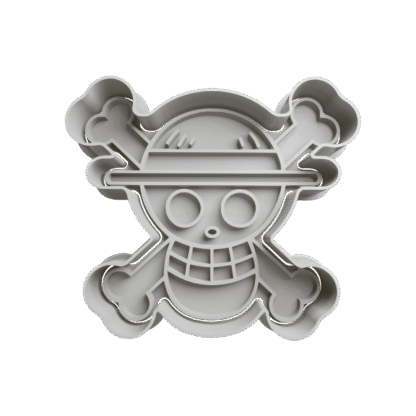 Logo One Piece Cortante Para Galletitas