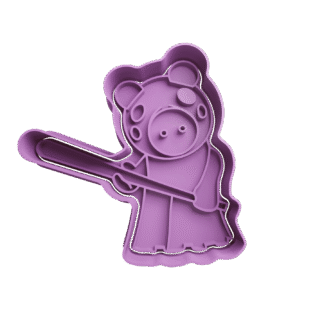 Piggy De Roblox Cortante Para Galletitas