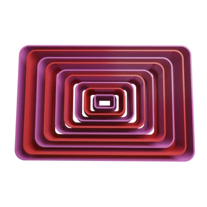 Set De Rectangulos Ondulados Cortantes Para Galletitas
