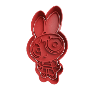 Bombón De Las Chicas Super Poderosas Cortante Para Galletitas