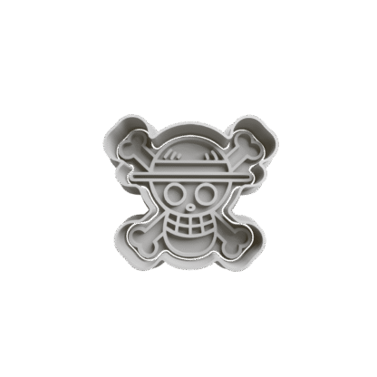 Logo One Piece Mini Cortante Para Galletitas