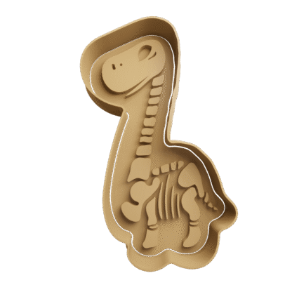 Fósil De Dinosaurio Sauropoda Cortante Para Galletitas