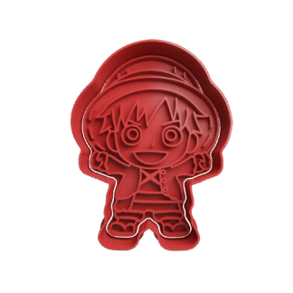 Luffy Chibi One Piece Cortante Para Galletitas