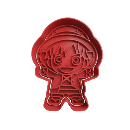 Luffy Chibi One Piece Cortante Para Galletitas