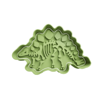 Fósil de Dinosaurio Estegosaurio Cortante Para Galletitas