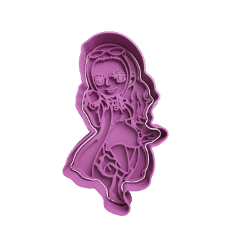 Nico Robin Chibi One Piece Cortante Para Galletitas