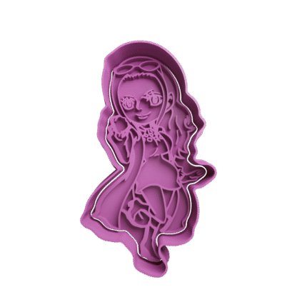 Nico Robin Chibi One Piece Cortante Para Galletitas