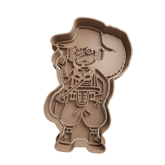 Usopp Chibi One Piece Cortante Para Galletitas