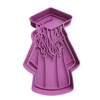 Chica egresada graduada Cortante Para Galletitas