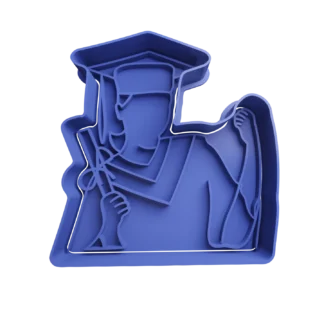 Chico egresado graduado Cortante Para Galletitas