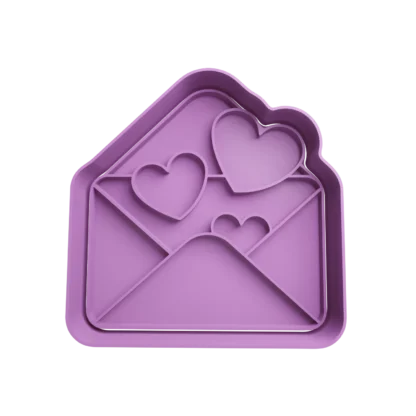Carta Con Corazones San Valentin Cortante Para Galletitas push carta con corazones san valentin copia