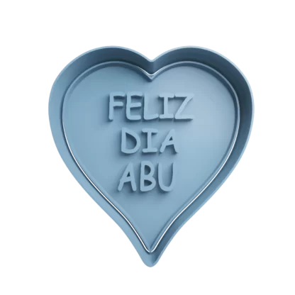 Feliz Dia Abu En Corazon Cortante Para Galletitas push feliz dia abu dia del abuelo copia 1