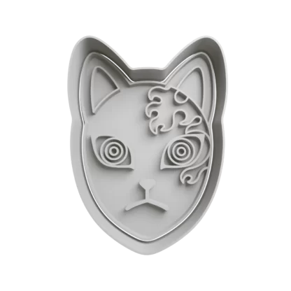 Mascara De Gato De Tanjiro Cortante Para Galletitas