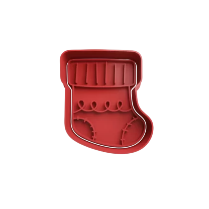 Calcetin De Navidad Cortante para Galletitas