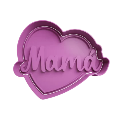 Mama En Corazon Dia De La Madre Cortante Para Galletitas 2 push corazon mama dia de la madre copia