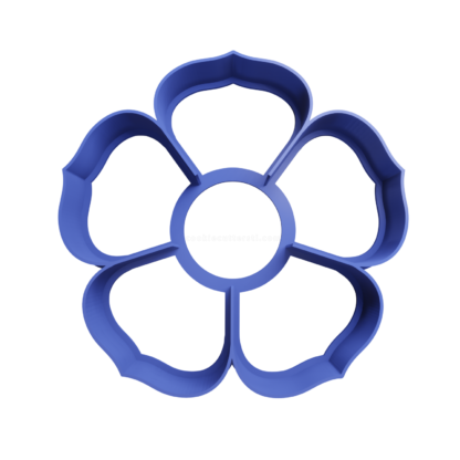 Flor Silueta Cortante Para Galletitas 2 push flor 5 petalos contorno copia