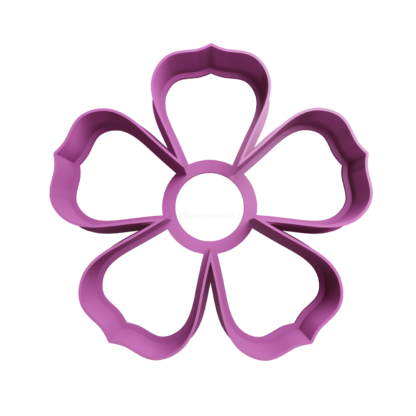 Flor Silueta Cortante Para Galletitas 3 push flor de 5 petalos contorno copia