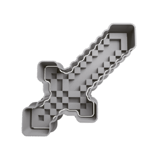 Espada De Minecraft Cortante Para Galletitas 2