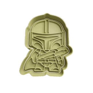 Mandalorian Cortantes Para Galletitas