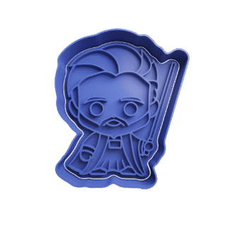 Obi-Wan Kenobi Cortantes Para Galletitas
