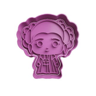 Princesa Leia Cortantes Para Galletitas