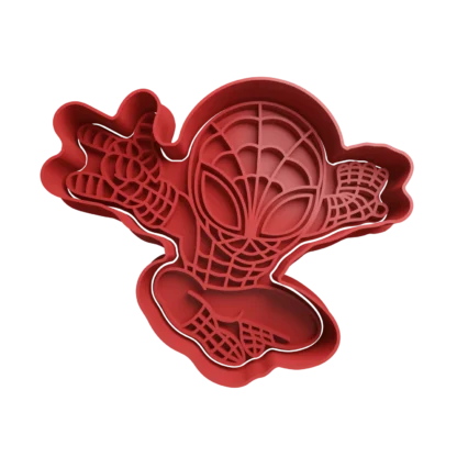 Spiderman Saltando Cortante Para Galletitas