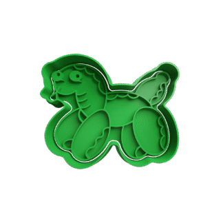 Serpiente Inflada de Shrek Cortante Para Galletitas