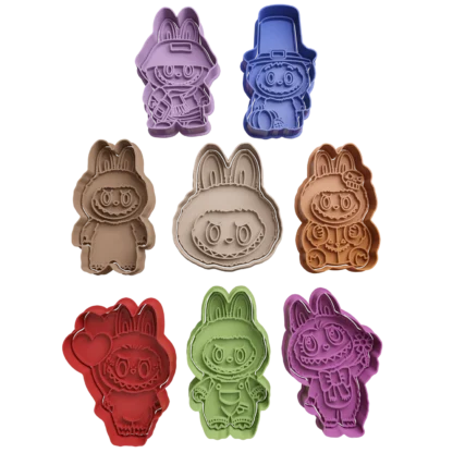Set Labubu Cortantes Para Galletitas