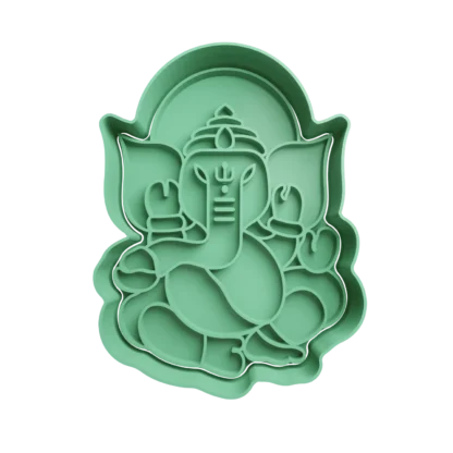 Ganesh Elefante Holistico Cortante Para Galletitas