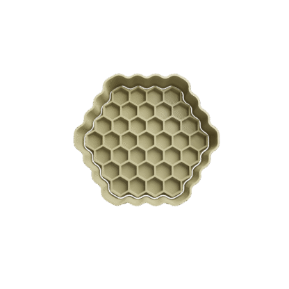 Cortante Para Galletitas Mini Pasteleria Panal De Abeja 3