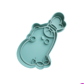 Carpincho Capibara Con Mariposa Cortante Para Galletitas