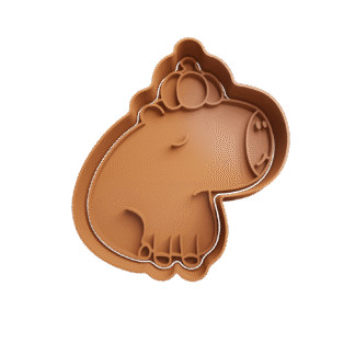 Carpincho Capibara Halloween Cortante Para Galletitas