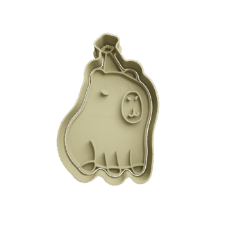 Carpincho Capibara Cumpleañero Cortante Para Galletitas