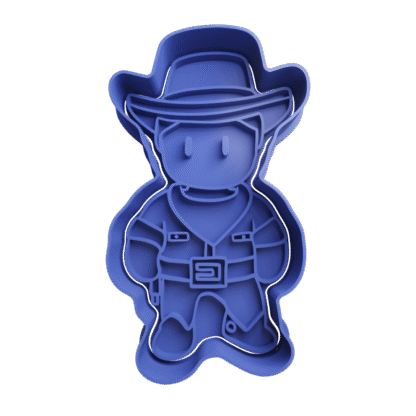 Vaquero Cowboy De Stumble Guys Cortante Para Galletitas