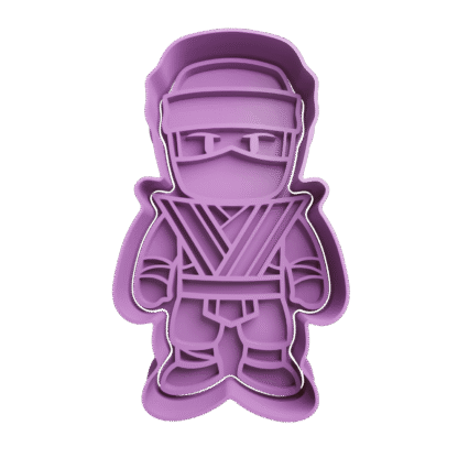 Ninja De Stumble Guys Cortante Para Galletitas