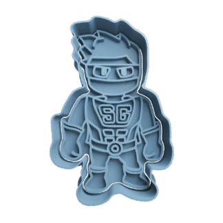 Super Heroe De Stumble Guys Cortante Para Galletitas