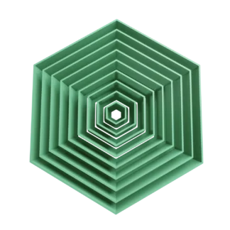 Set De Hexagonos Cortantes Para Galletitas