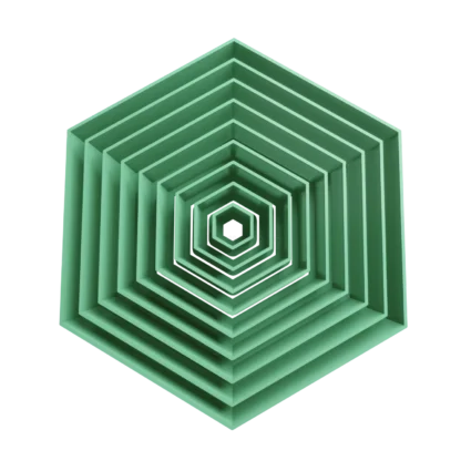 Set De Hexagonos Cortantes Para Galletitas